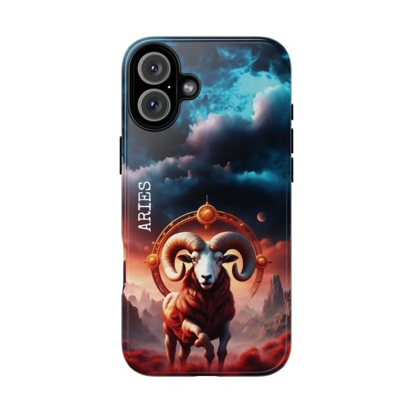 Aries Horoscope Tough Phone Case for iPhone Samsung Galaxy and Google Pixel - Image 2