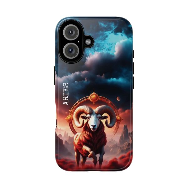 Aries Horoscope Tough Phone Case for iPhone Samsung Galaxy and Google Pixel