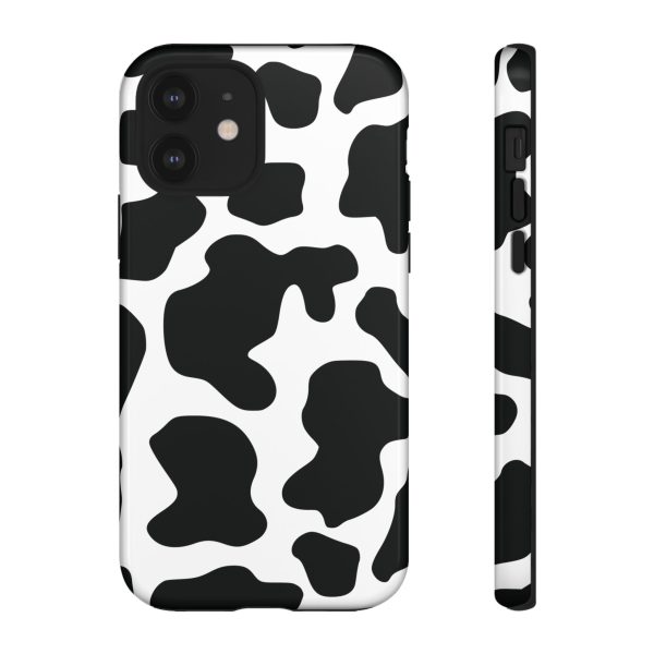 Black Cow print Phone Case iPhone Samsung Google - Image 5