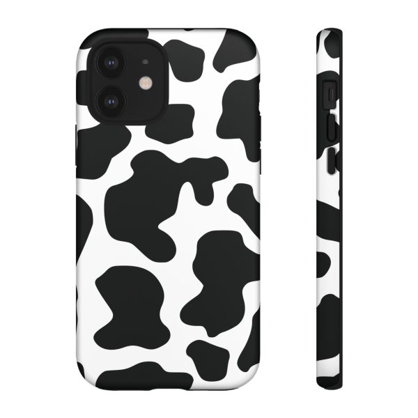 Black Cow print Phone Case iPhone Samsung Google - Image 6