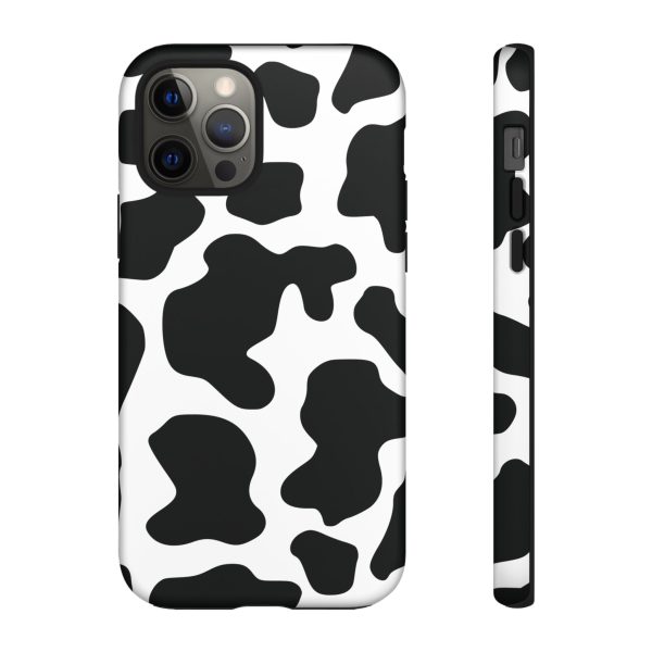 Black Cow print Phone Case iPhone Samsung Google - Image 7