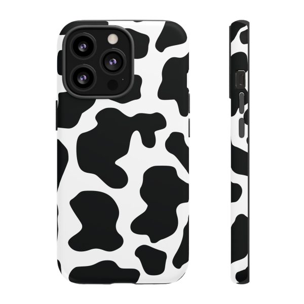 Black Cow print Phone Case iPhone Samsung Google - Image 9