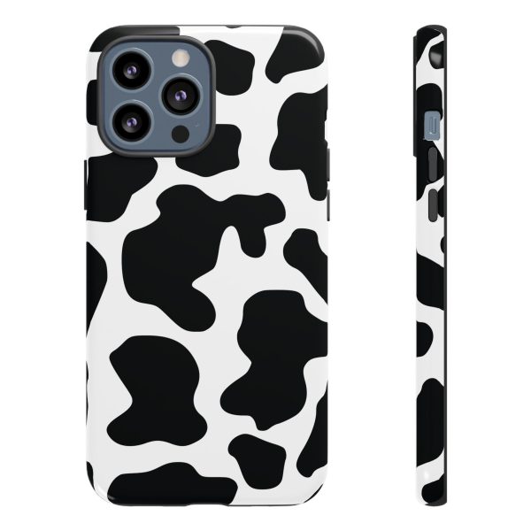 Black Cow print Phone Case iPhone Samsung Google - Image 10