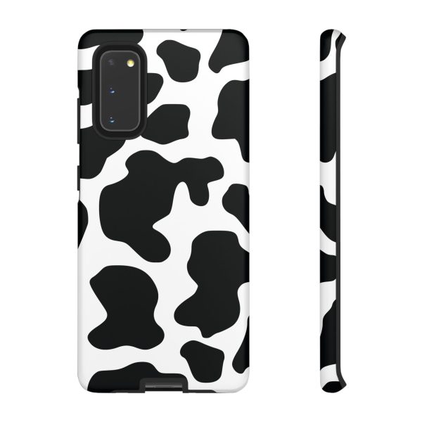 Black Cow print Phone Case iPhone Samsung Google - Image 3