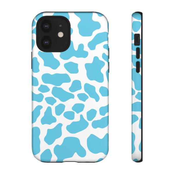 Blue Cow print phone case iPhone Samsung Google - Image 5