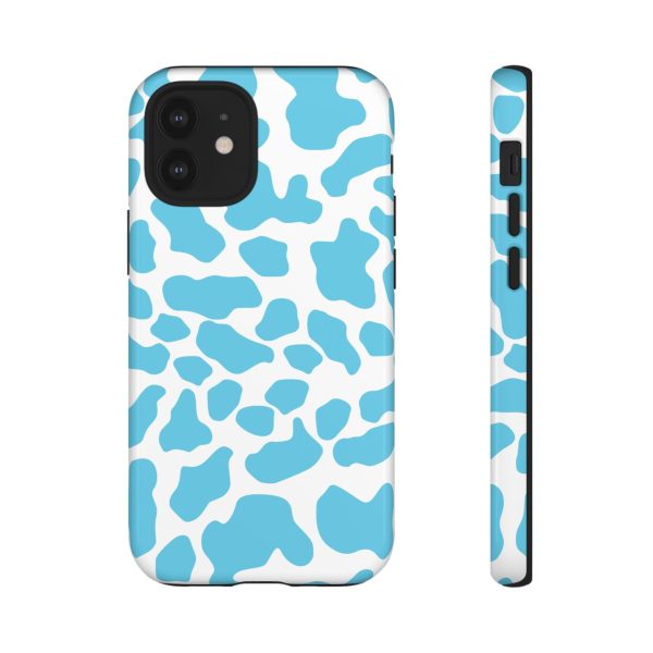 Blue Cow print phone case iPhone Samsung Google - Image 4