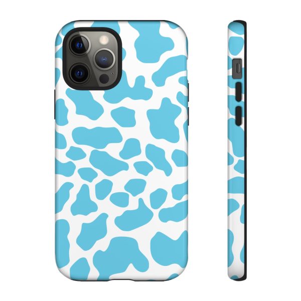 Blue Cow print phone case iPhone Samsung Google - Image 6