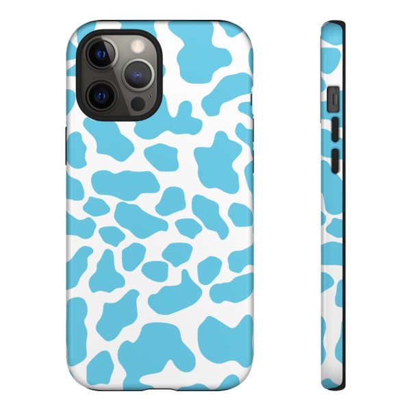 Blue Cow print phone case iPhone Samsung Google - Image 7