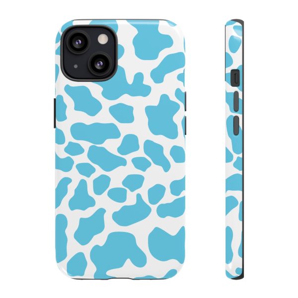 Blue Cow print phone case iPhone Samsung Google - Image 8