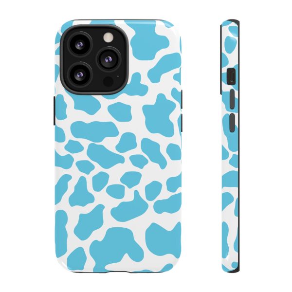 Blue Cow print phone case iPhone Samsung Google - Image 10