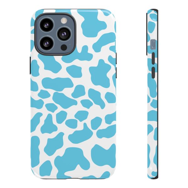 Blue Cow print phone case iPhone Samsung Google - Image 11