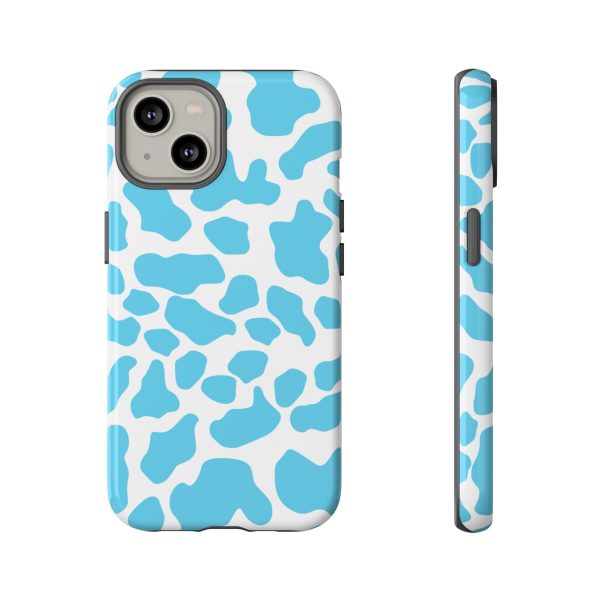 Blue Cow print phone case iPhone Samsung Google - Image 22