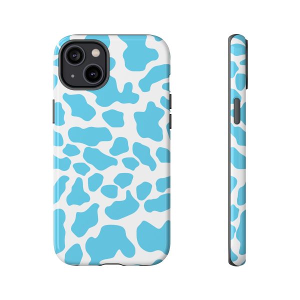 Blue Cow print phone case iPhone Samsung Google - Image 24