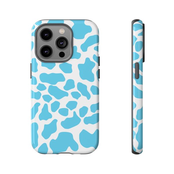 Blue Cow print phone case iPhone Samsung Google - Image 23