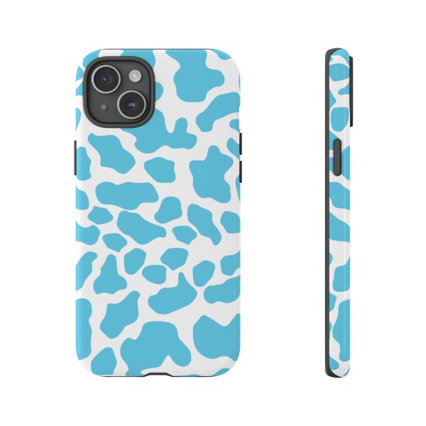 Blue Cow print phone case iPhone Samsung Google - Image 32