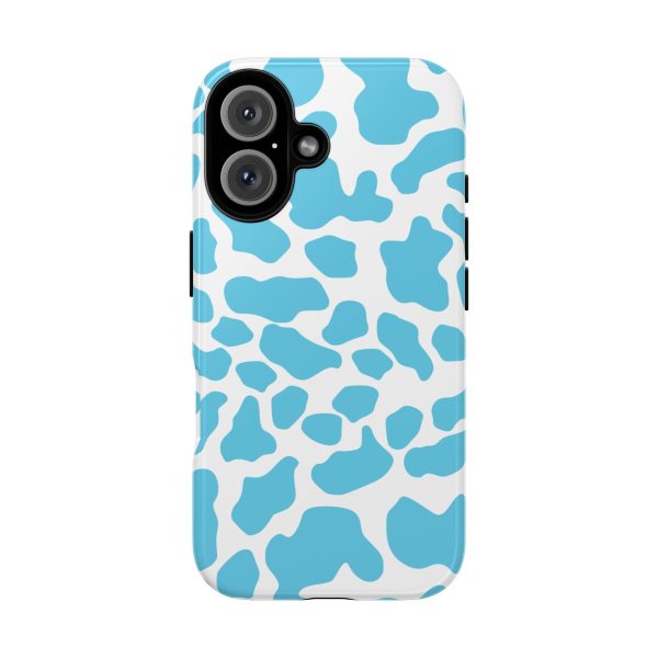 Blue Cow print phone case iPhone Samsung Google - Image 40