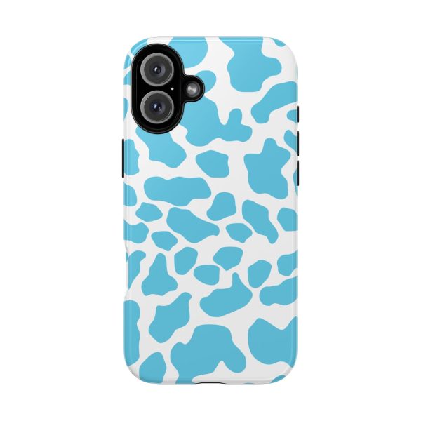 Blue Cow print phone case iPhone Samsung Google - Image 41