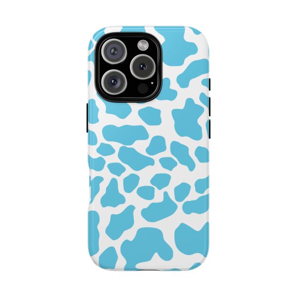 Blue Cow print phone case iPhone Samsung Google - Image 42