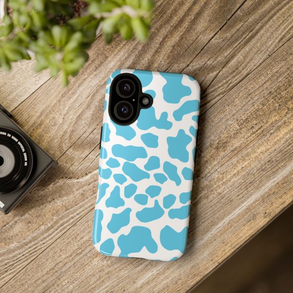 Blue Cow print phone case iPhone Samsung Google - Image 44