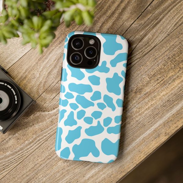 Blue Cow print phone case iPhone Samsung Google - Image 47