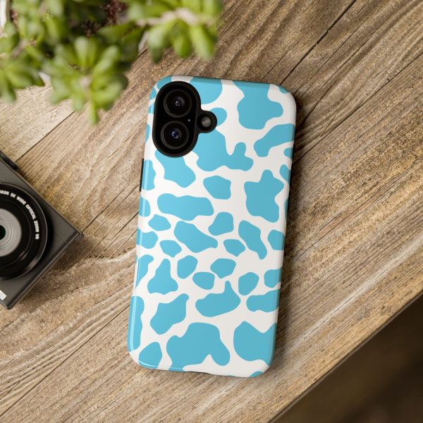 Blue Cow print phone case iPhone Samsung Google - Image 45