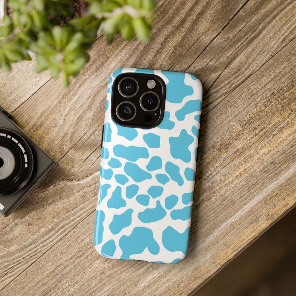 Blue Cow print phone case iPhone Samsung Google - Image 46