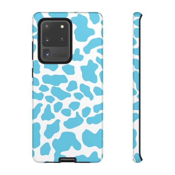 Blue Cow print phone case iPhone Samsung Google - Image 2