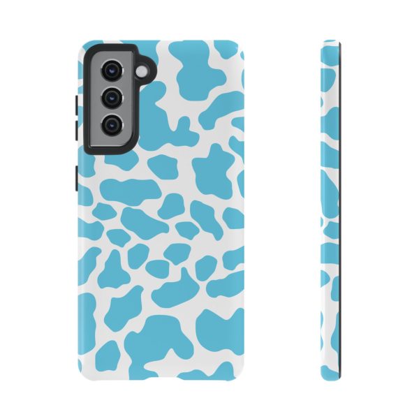 Blue Cow print phone case iPhone Samsung Google - Image 12