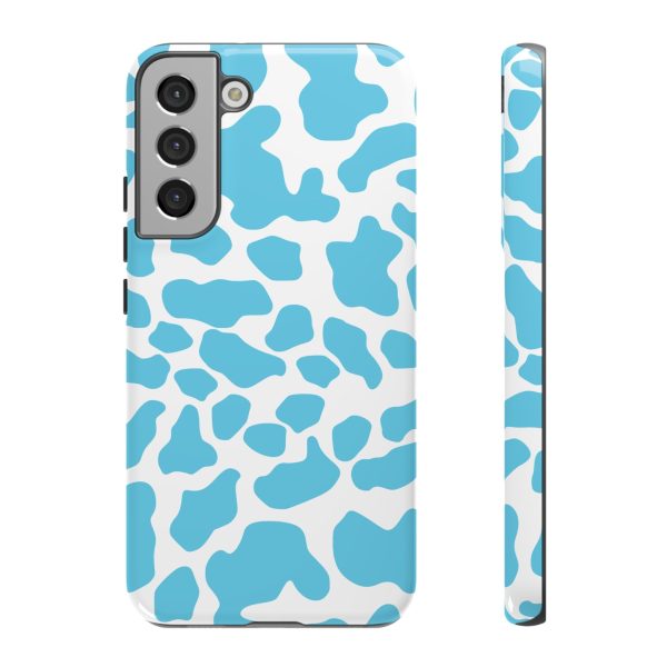 Blue Cow print phone case iPhone Samsung Google - Image 20