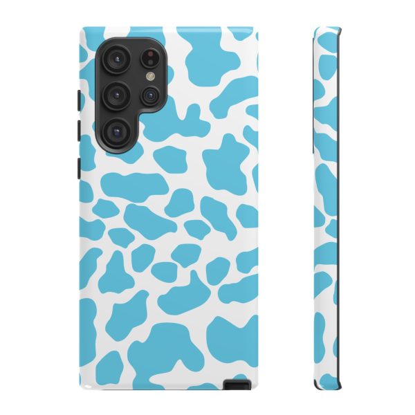 Blue Cow print phone case iPhone Samsung Google - Image 21