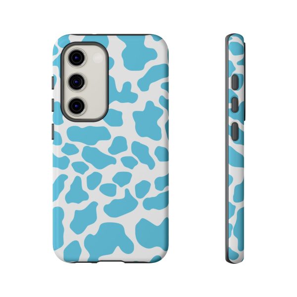 Blue Cow print phone case iPhone Samsung Google - Image 26