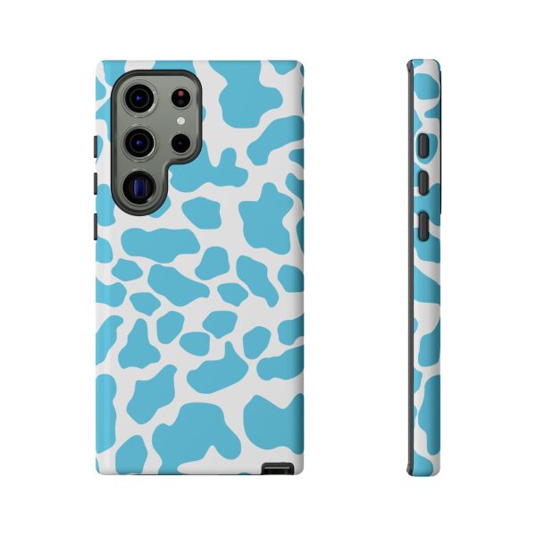 Blue Cow print phone case iPhone Samsung Google - Image 28