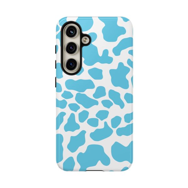 Blue Cow print phone case iPhone Samsung Google - Image 35