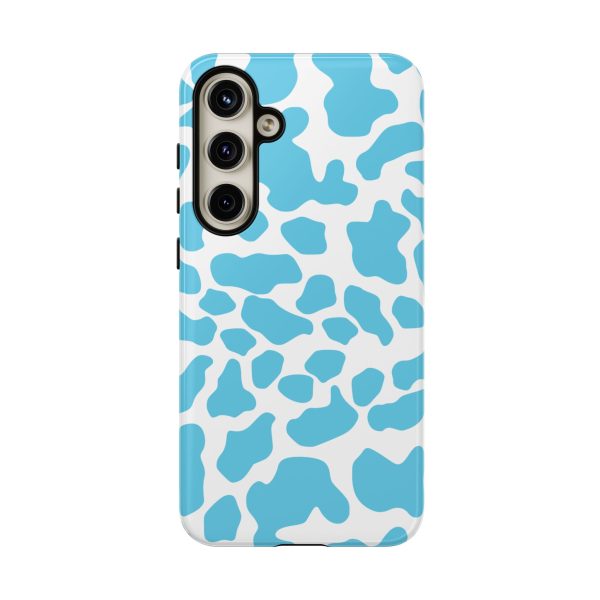 Blue Cow print phone case iPhone Samsung Google - Image 36