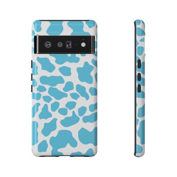 Blue Cow print phone case iPhone Samsung Google - Image 30