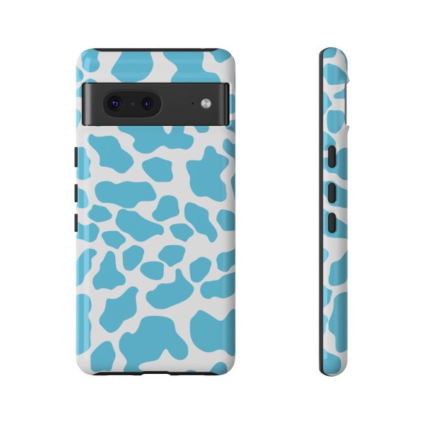 Blue Cow print phone case iPhone Samsung Google - Image 29