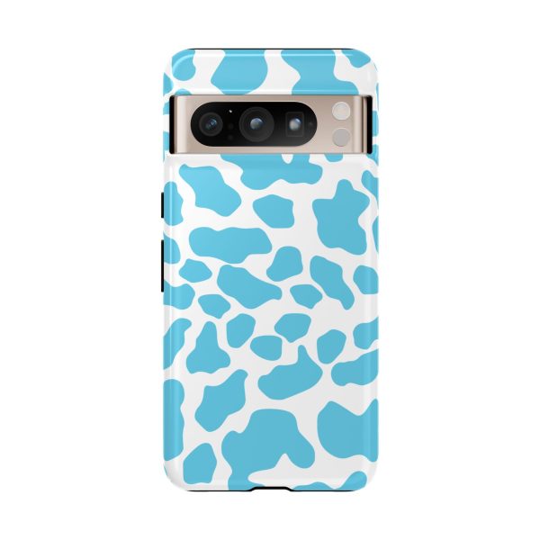 Blue Cow print phone case iPhone Samsung Google - Image 38