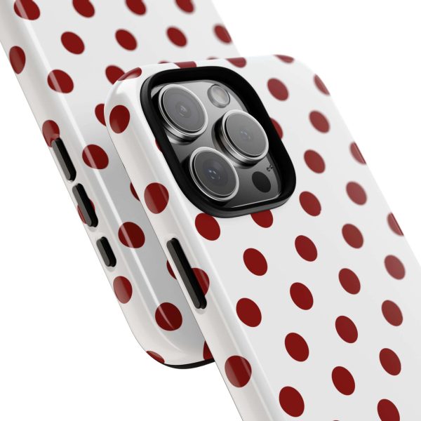 Cherry Red Polka dot Tough Case Phone Case for iPhone, Samsung, Google - Image 33