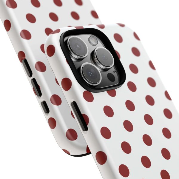 Cherry Red Polka dot Tough Case Phone Case for iPhone, Samsung, Google - Image 36