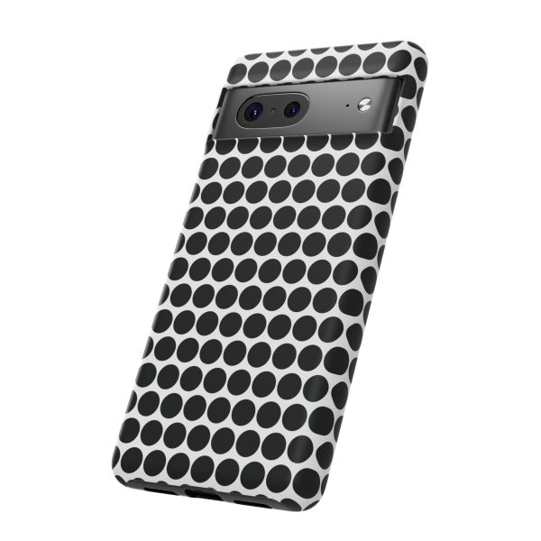 Cute Black White Polkadot Tough Case for iPhone, Samsung, Google - Image 94