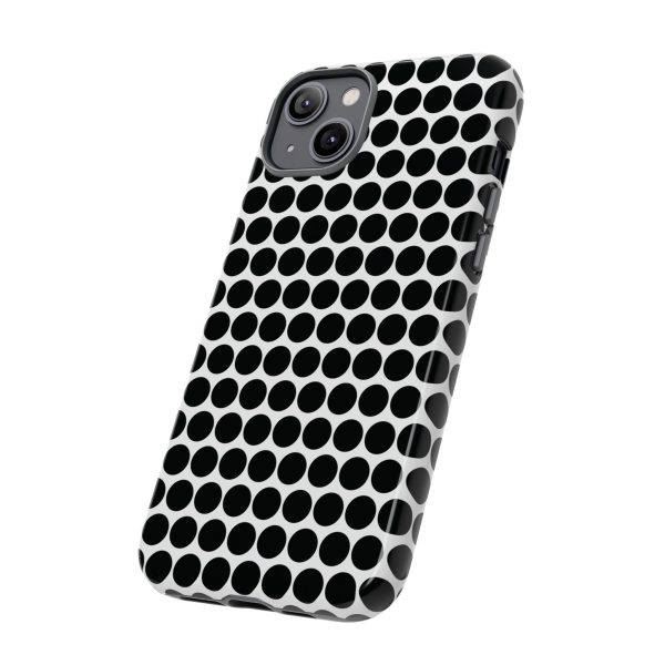 Cute Black White Polkadot Tough Case for iPhone, Samsung, Google - Image 83