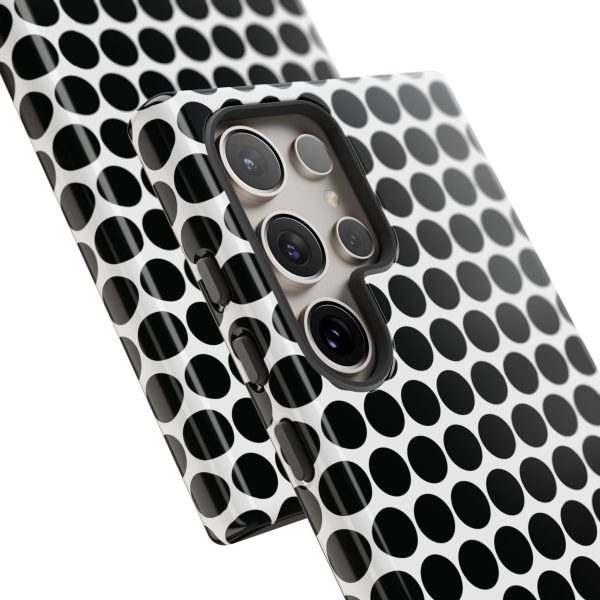 Cute Black White Polkadot Tough Case for iPhone, Samsung, Google - Image 101