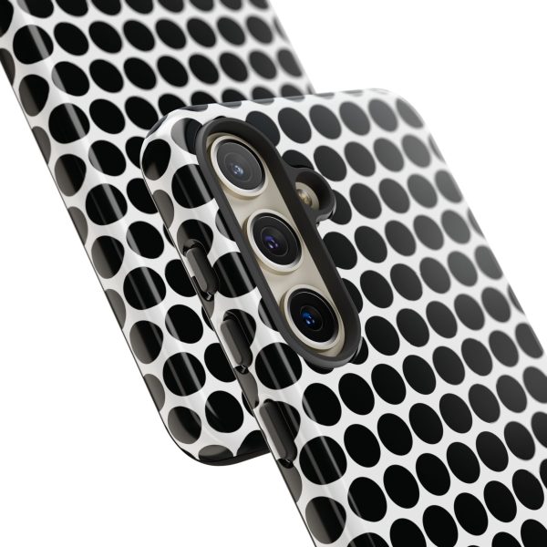 Cute Black White Polkadot Tough Case for iPhone, Samsung, Google - Image 97