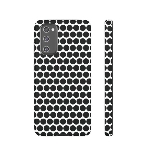 Cute Black White Polkadot Tough Case for iPhone, Samsung, Google - Image 34