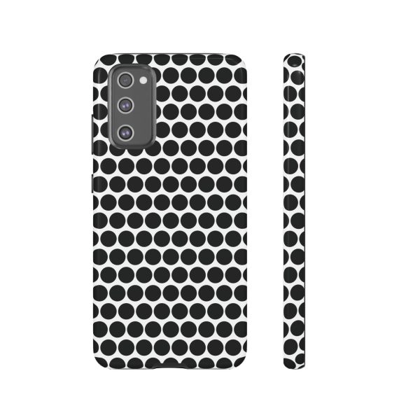 Cute Black White Polkadot Tough Case for iPhone, Samsung, Google - Image 33