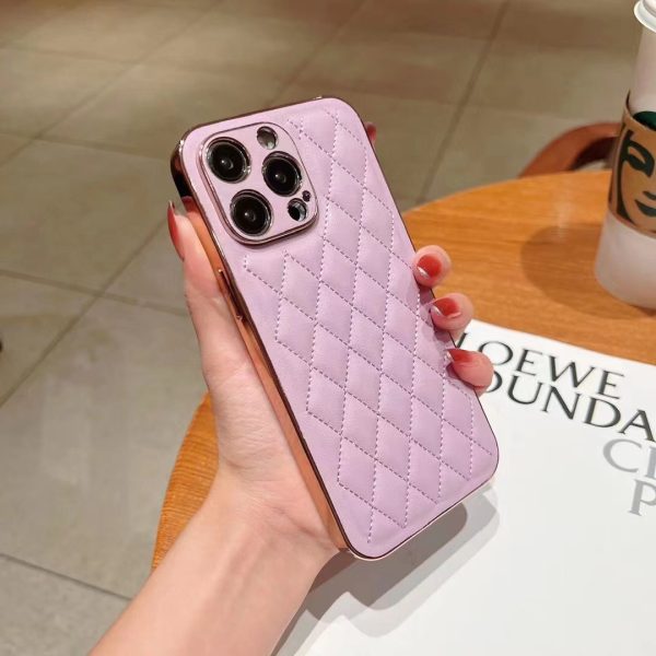 Diamond Leather Pattern Phone Case Drop resistant Protective Shell - Image 4