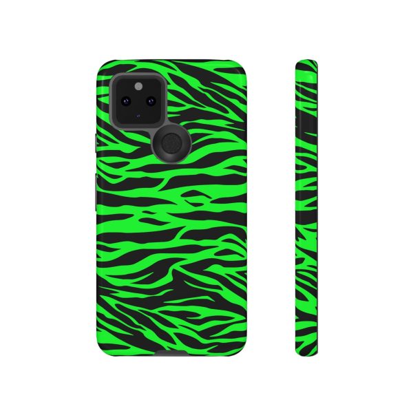 Green Cute Wild Tiger Print Pattern Tough Phone Case - Image 15