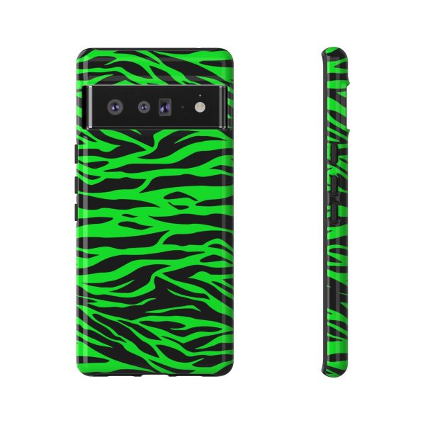 Green Cute Wild Tiger Print Pattern Tough Phone Case - Image 30