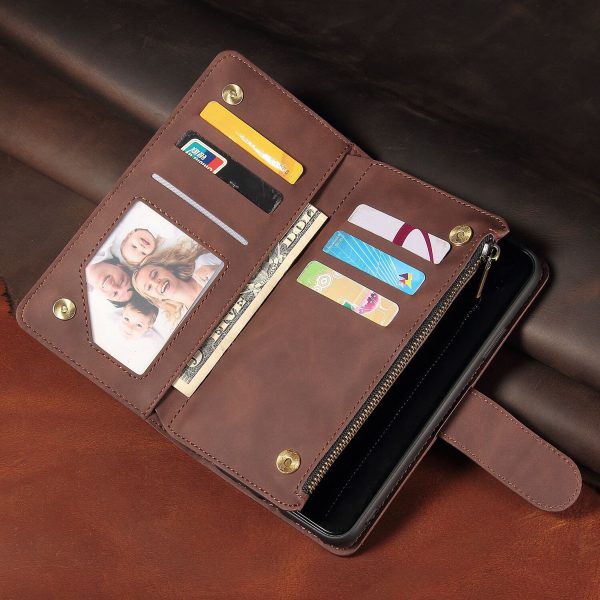 Phone Case Wallet Multi Card Zipper Bag Protective Shell - Image 3