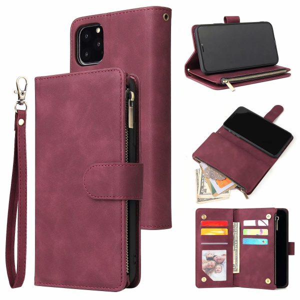 Phone Case Wallet Multi Card Zipper Bag Protective Shell - Image 10